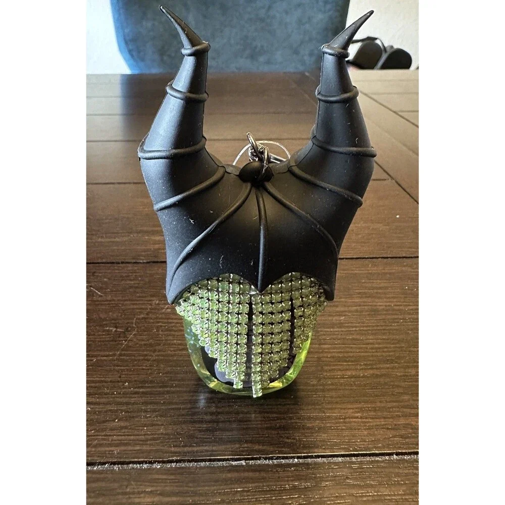 Maleficent Bling Glow-in-the-Dark PocketBac Holder Disney Villains and sanitizer